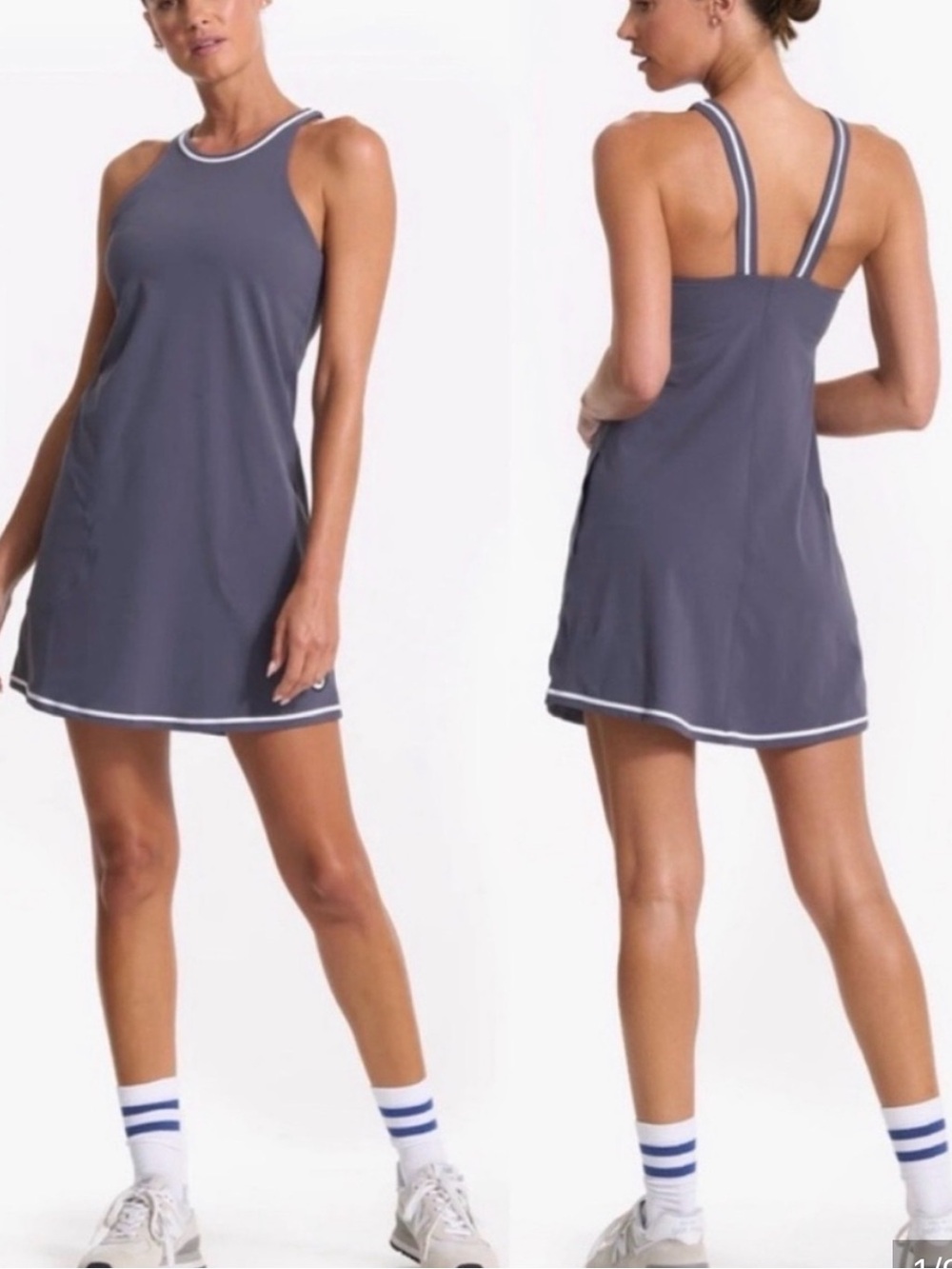 Vuori Womens Volley Dress
Azure Grey Medium Activewear
Tennis Sporty Gym Yoga